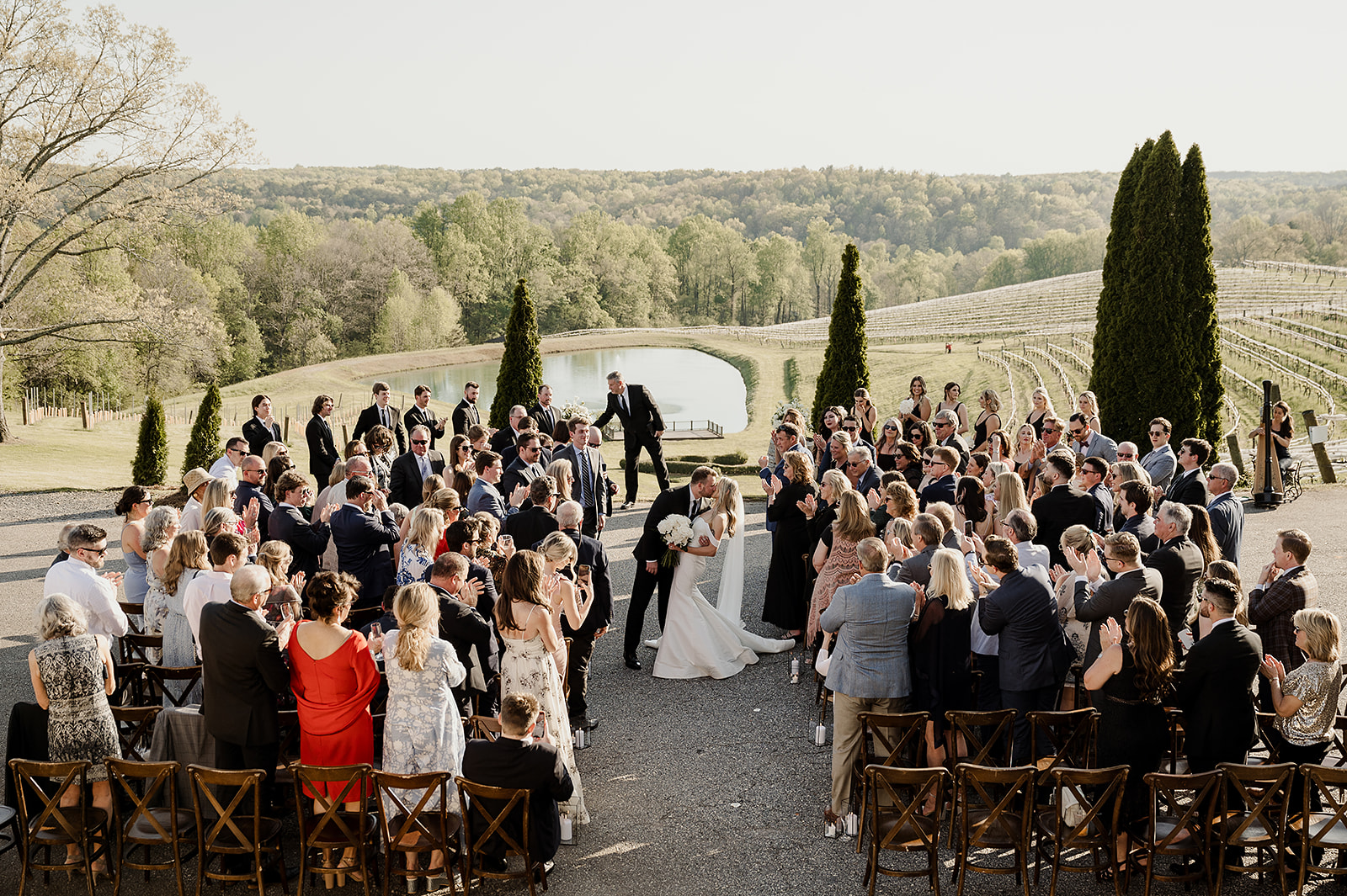 Montaluce Winery Wedding ceremony