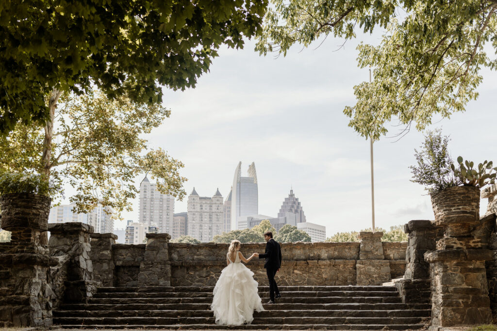 Piedmont Park elopement wedding