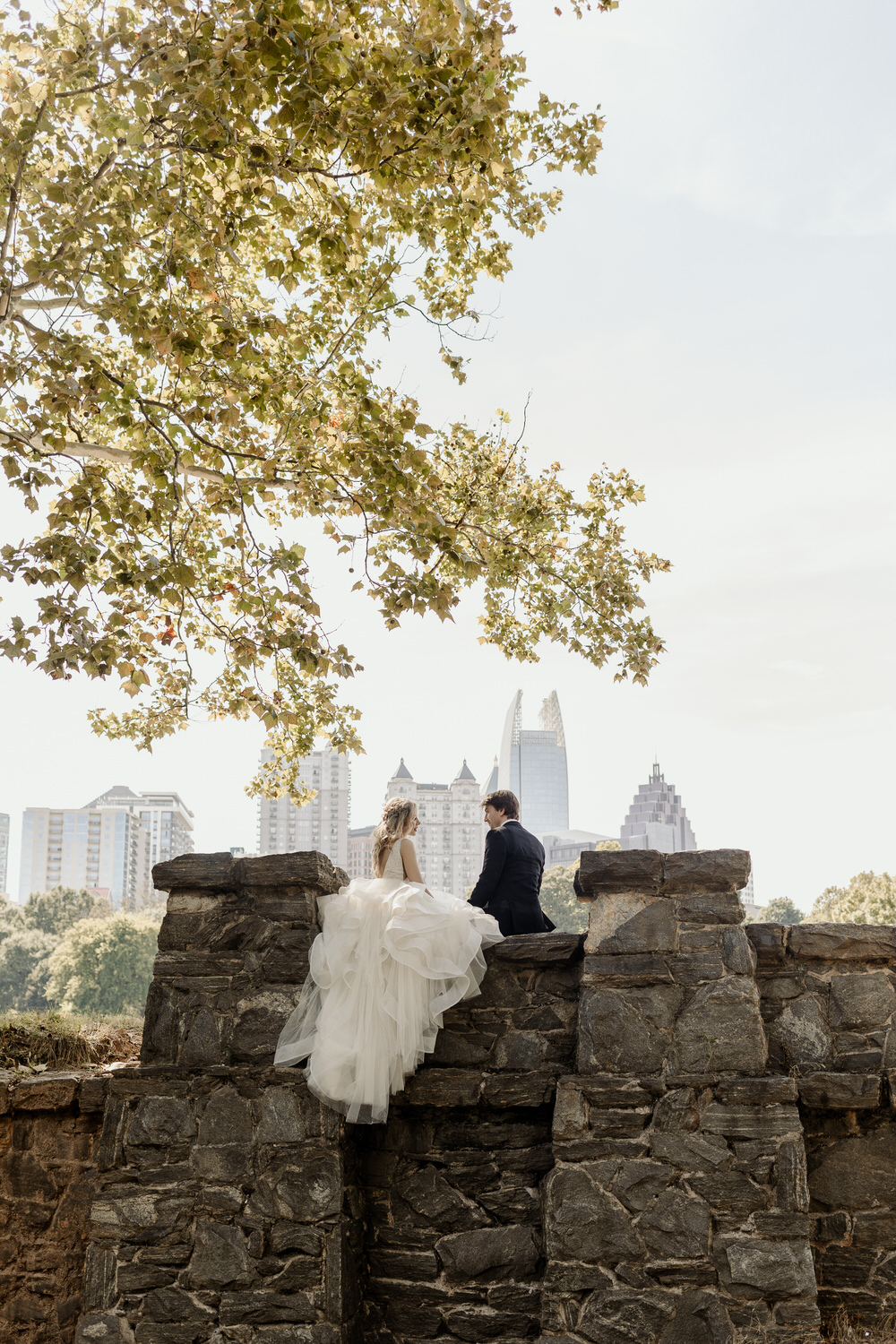 elopement in Piedmont Park, Atlanta, Georgia