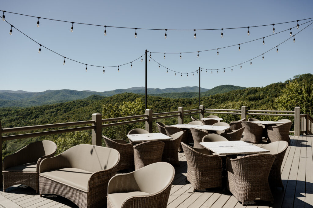 waterfall club wedding venue in North Georgia mountains