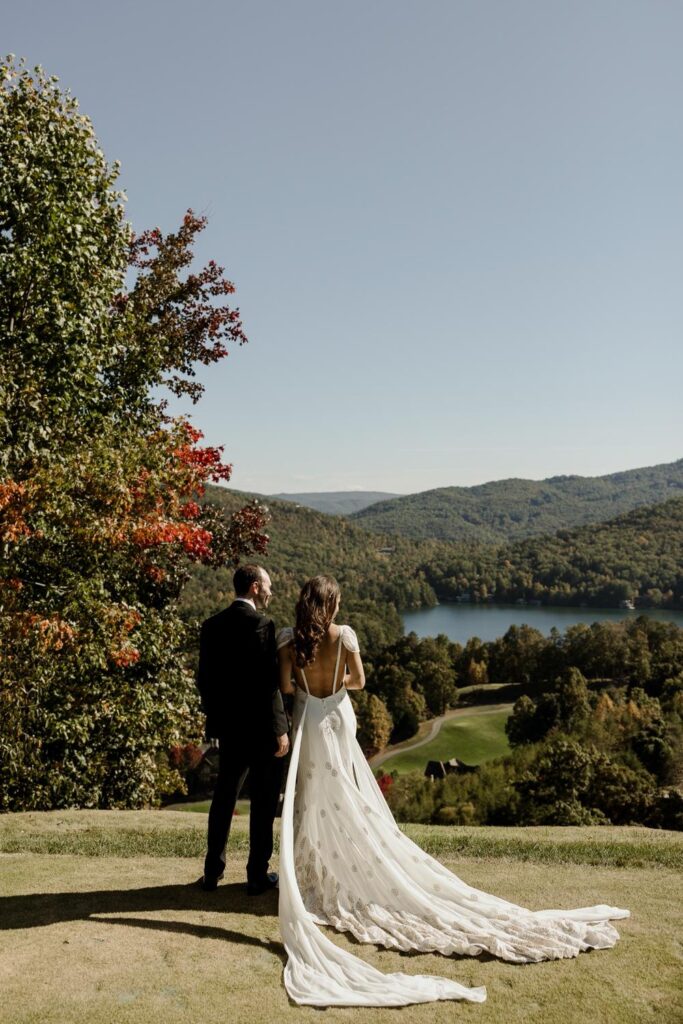 waterfall club wedding venue in North Georgia mountains