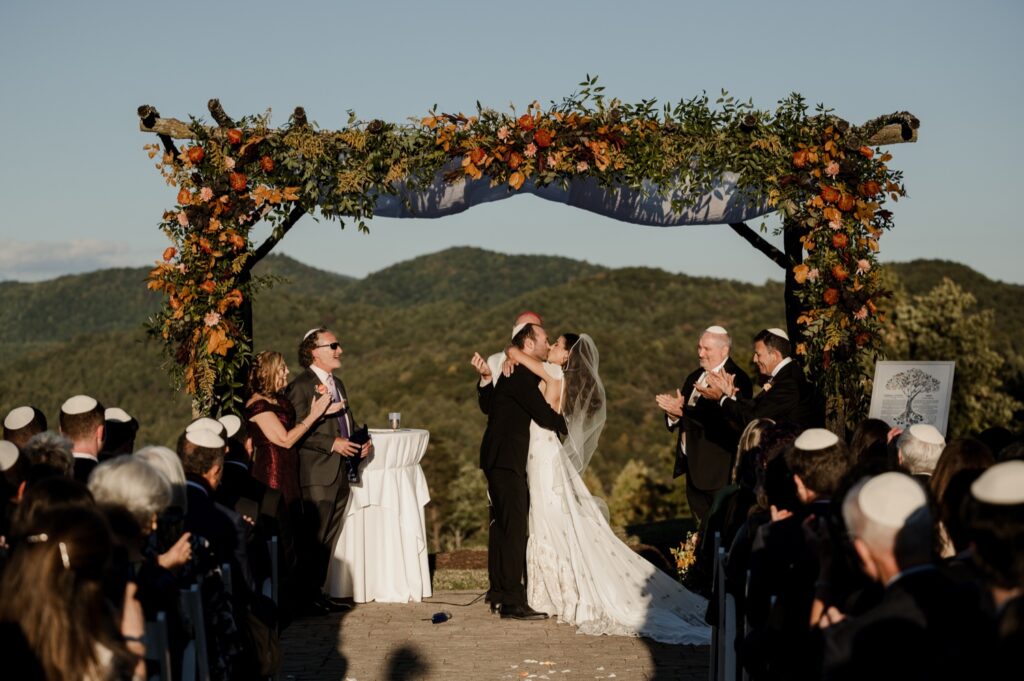 waterfall club wedding venue in North Georgia mountains