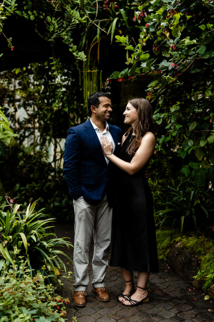 Atlanta Botanical Gardens engagement photos