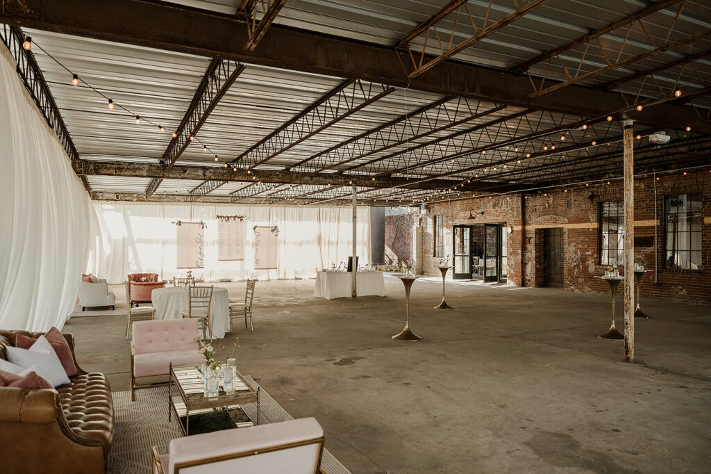 Guardian Works Atlanta wedding cocktail hour 