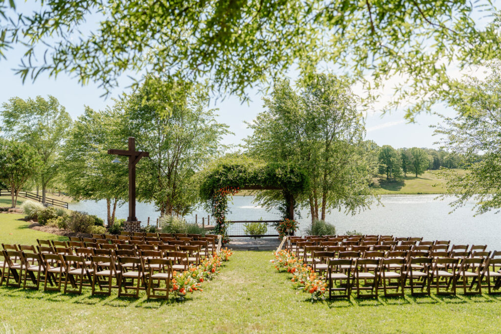The barn at moonlight ceremony space
